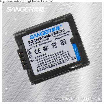 Replacement digital camera battery for Panasonic VBG70